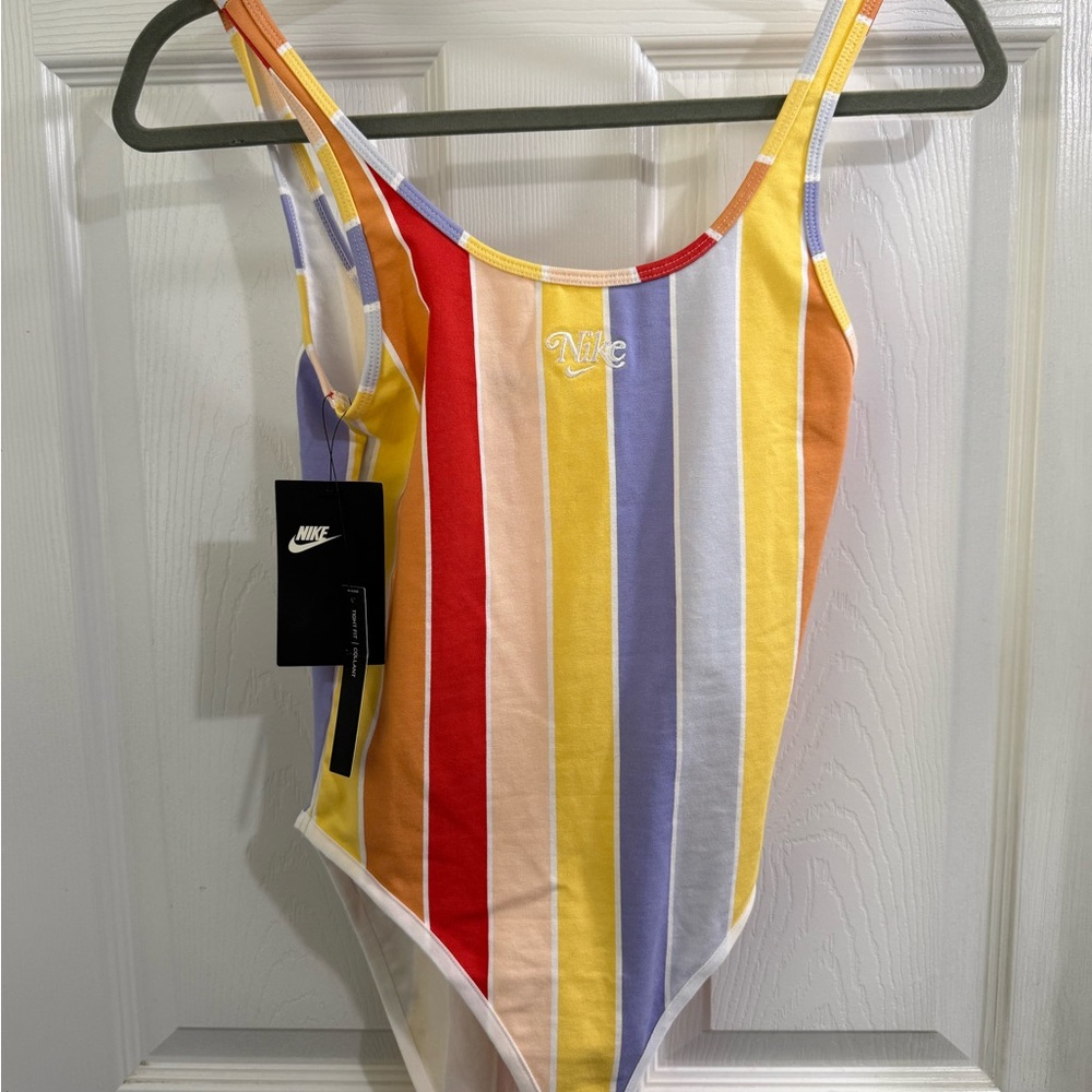 Nike Multicolor Striped Bodysuit